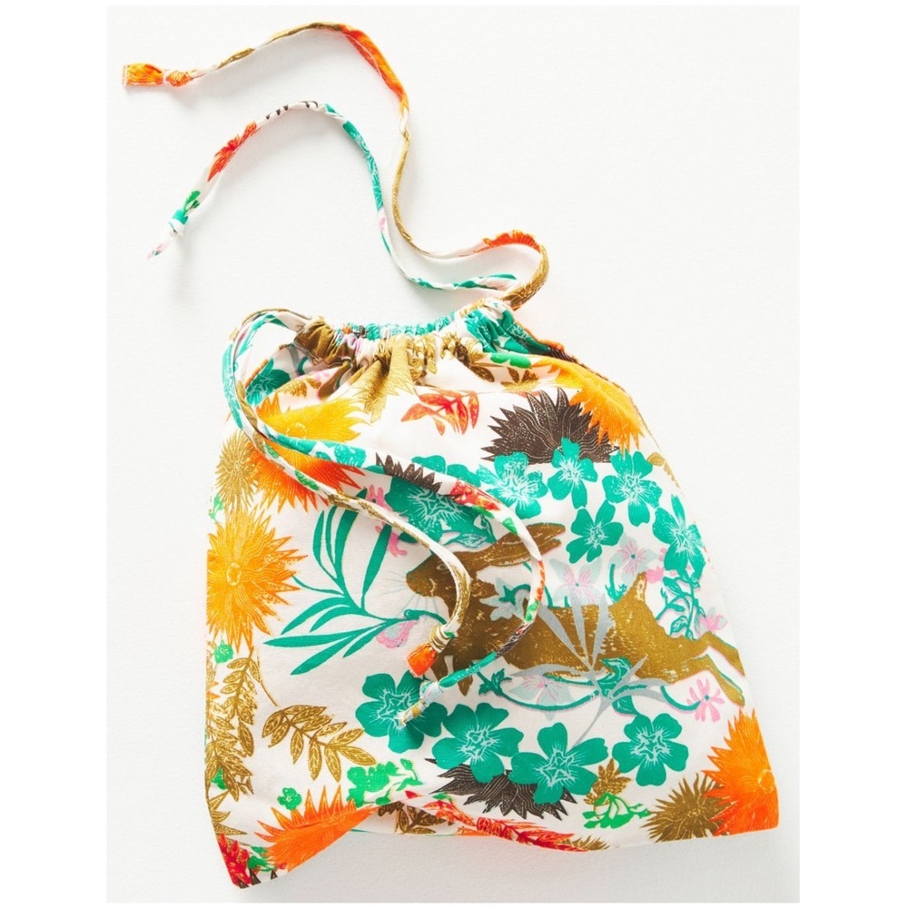 AnthroLiving Home Cally Conway for Anthropologie Cotton Fabric Gift Bag New NWT - Picture 1 of 6